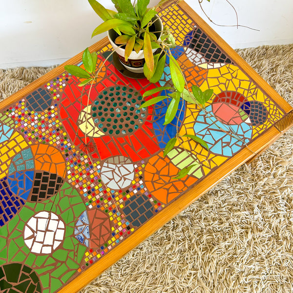 MOSAIC PINE COFFEE TABLE