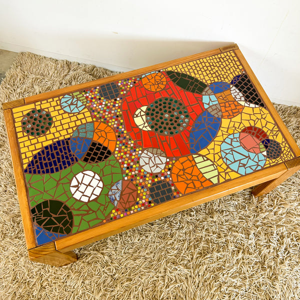 MOSAIC PINE COFFEE TABLE