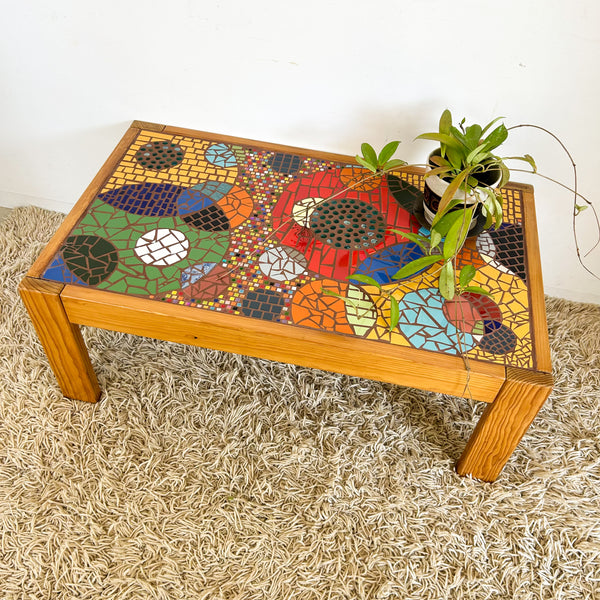 MOSAIC PINE COFFEE TABLE