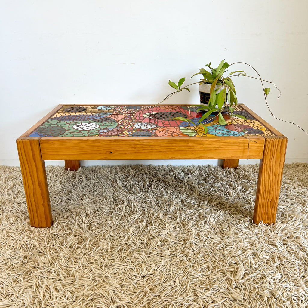 MOSAIC PINE COFFEE TABLE