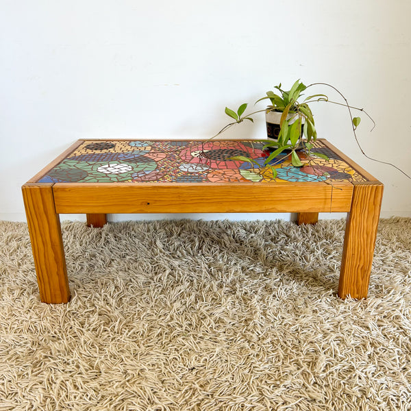 MOSAIC PINE COFFEE TABLE