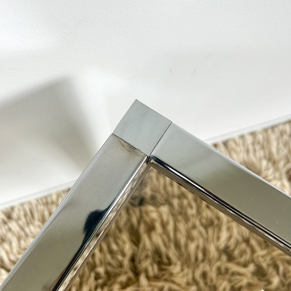 CHROME SIDE TABLE