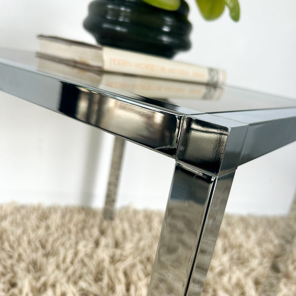 CHROME SIDE TABLE