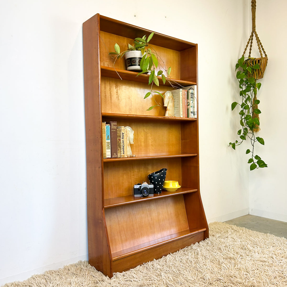 HARDWOOD BOOKCASE #1 - HEY JUDE WORKSHOP • Vintage furniture & objects Melbourne