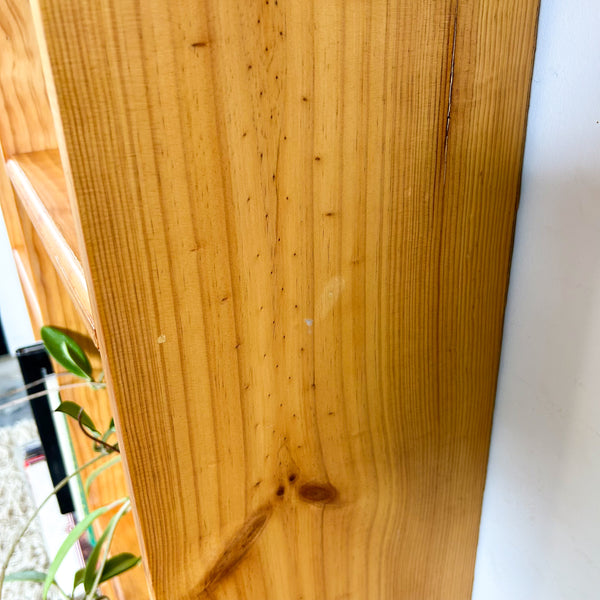 SOLID PINE ALCOVE BOOKCASE LARGE