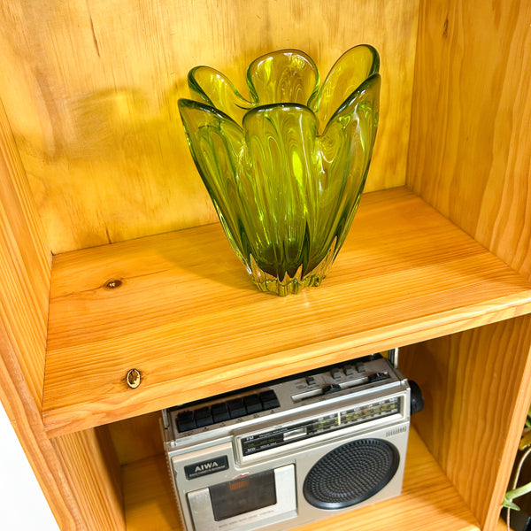 SOLID PINE ALCOVE BOOKCASE LARGE
