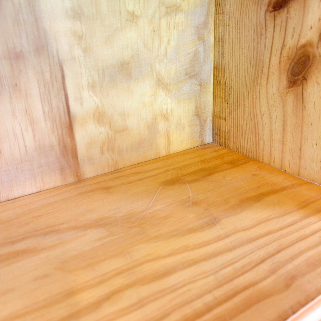 SOLID PINE ALCOVE BOOKCASE LARGE - HEY JUDE WORKSHOP • Vintage furniture & objects Melbourne