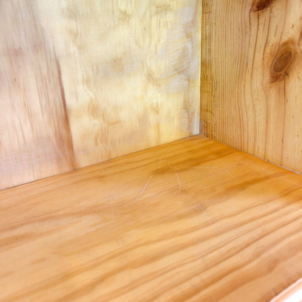 SOLID PINE ALCOVE BOOKCASE LARGE