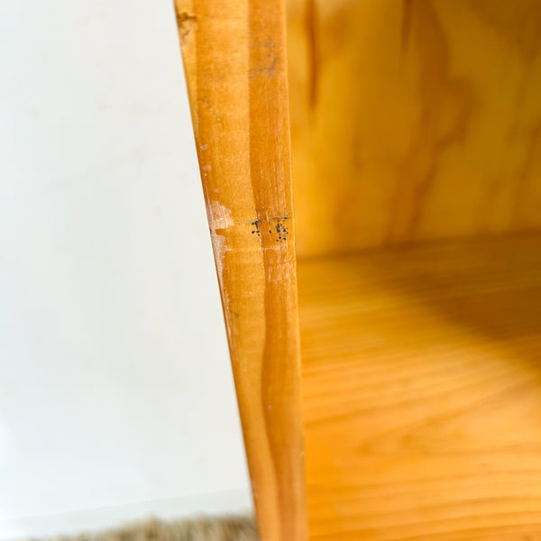 SOLID PINE ALCOVE BOOKCASE LARGE
