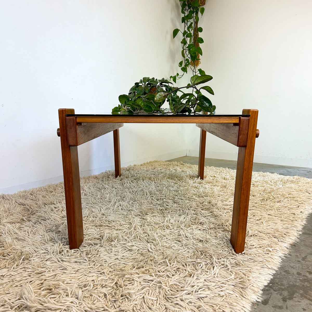 SMOKY GLASS COFFEE TABLE - HEY JUDE WORKSHOP • Vintage furniture & objects Melbourne