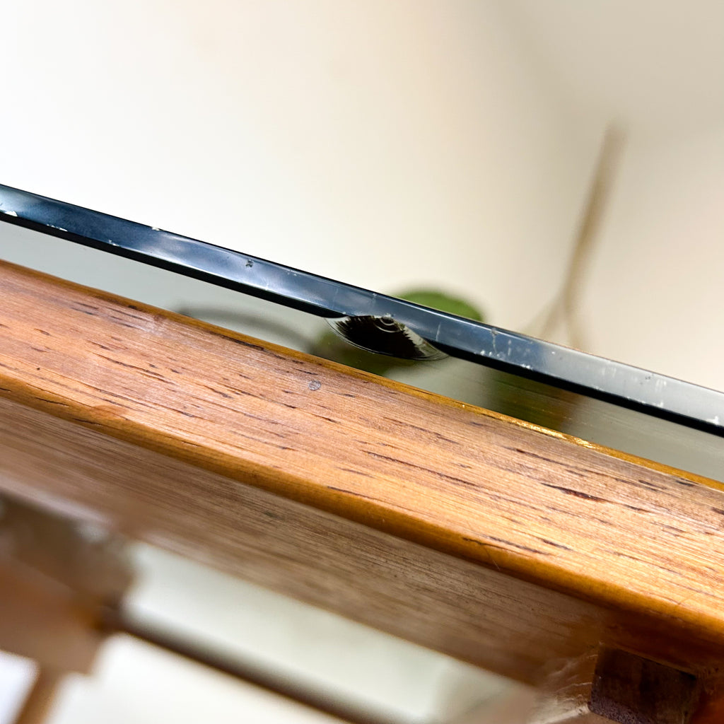 SMOKY GLASS COFFEE TABLE - HEY JUDE WORKSHOP • Vintage furniture & objects Melbourne