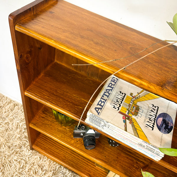 SOLID TIMBER BOOKCASE SMALL
