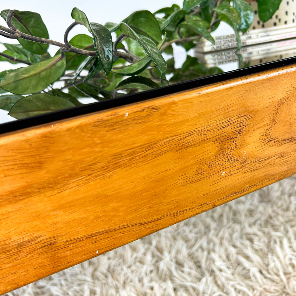 SMOKY GLASS COFFEE TABLE - HEY JUDE WORKSHOP • Vintage furniture & objects Melbourne