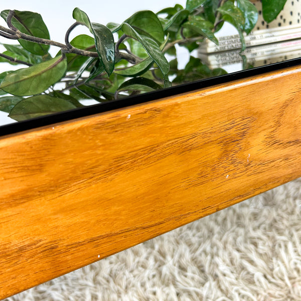 SMOKY GLASS COFFEE TABLE - HEY JUDE WORKSHOP • Vintage furniture & objects Melbourne