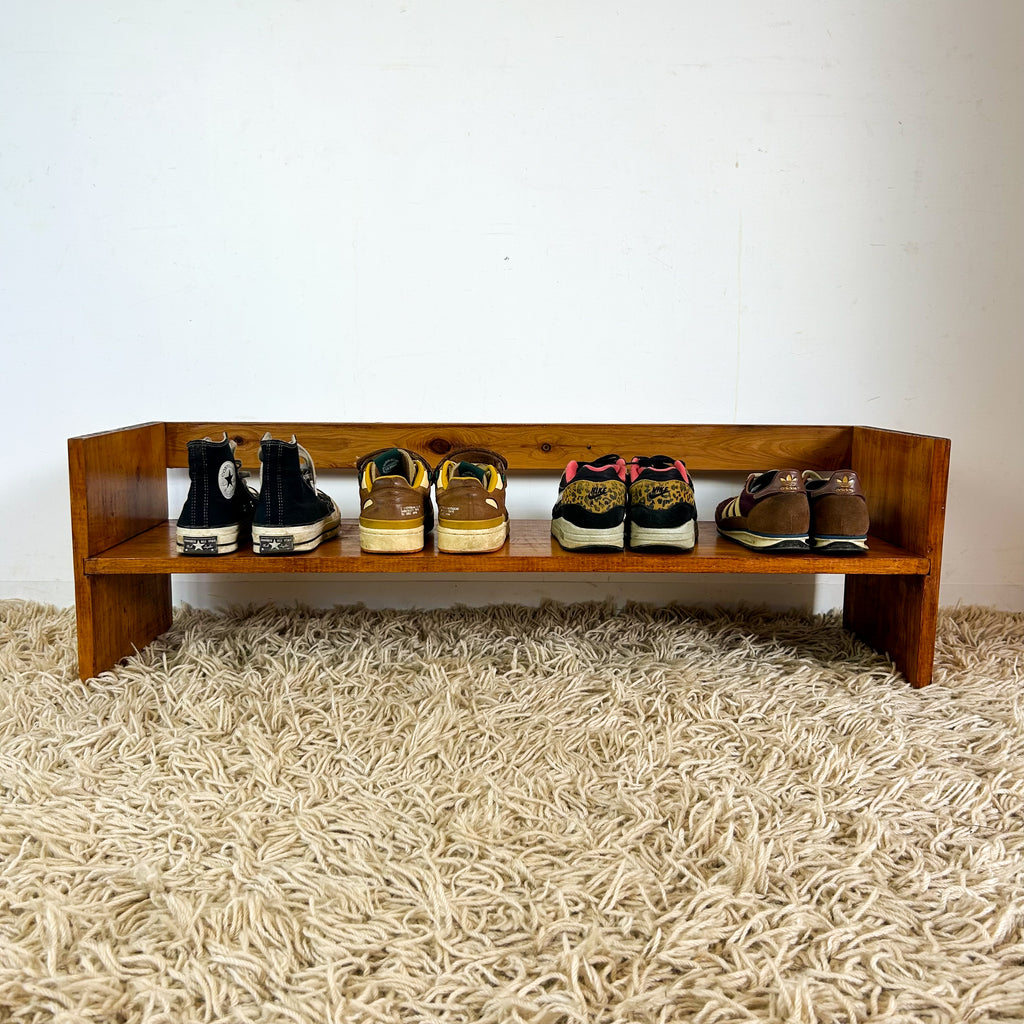 WOODEN SHOE RACK SMALL - HEY JUDE WORKSHOP • Vintage furniture & objects Melbourne