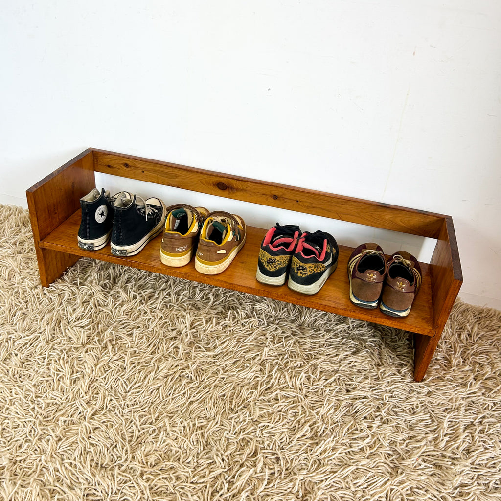 WOODEN SHOE RACK SMALL - HEY JUDE WORKSHOP • Vintage furniture & objects Melbourne