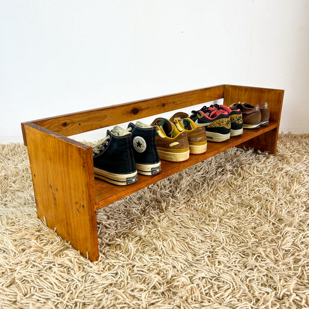 WOODEN SHOE RACK SMALL - HEY JUDE WORKSHOP • Vintage furniture & objects Melbourne