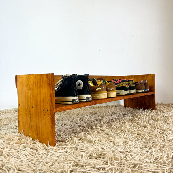 WOODEN SHOE RACK SMALL