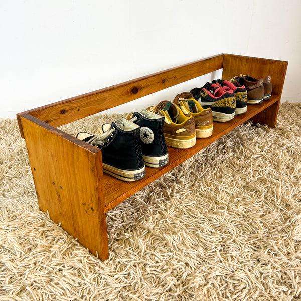 WOODEN SHOE RACK SMALL