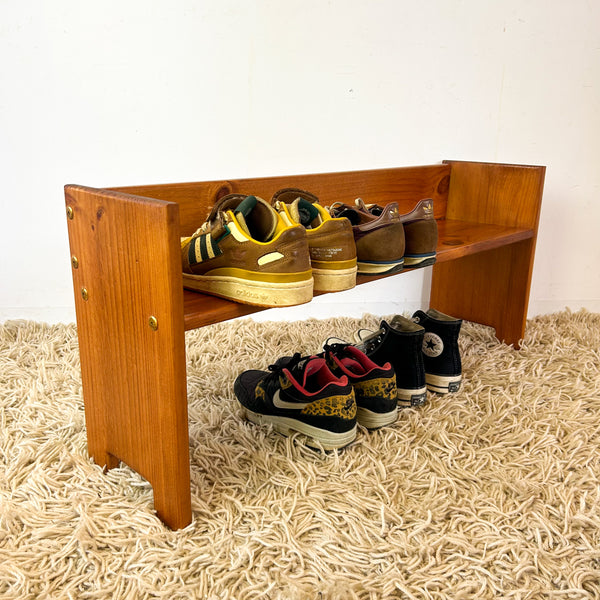 WOODEN SHOE RACK LARGE