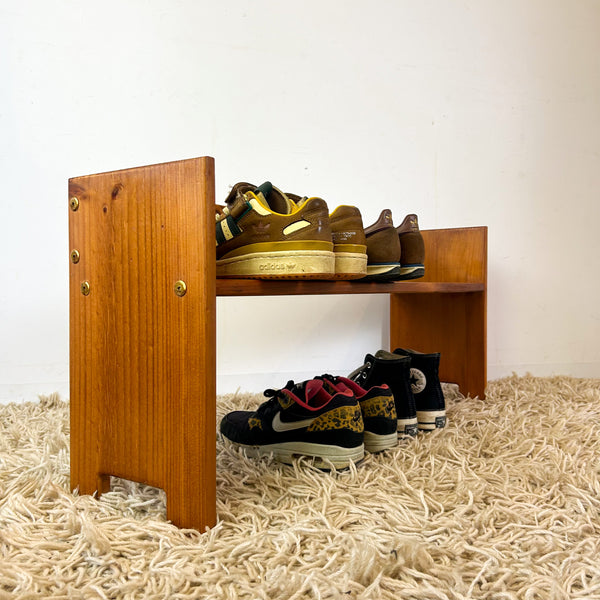 WOODEN SHOE RACK LARGE