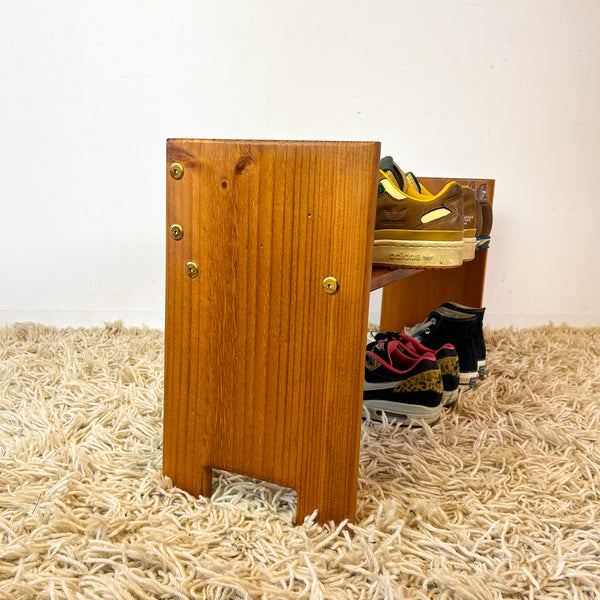 WOODEN SHOE RACK LARGE