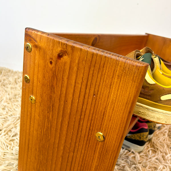 WOODEN SHOE RACK LARGE