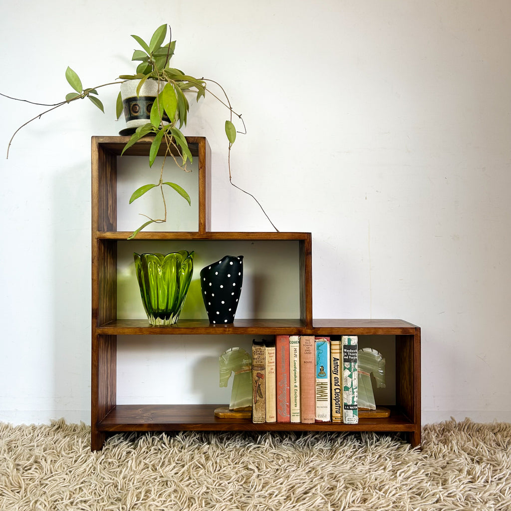 STEPPED BOOKCASE - HEY JUDE WORKSHOP • Vintage furniture & objects Melbourne
