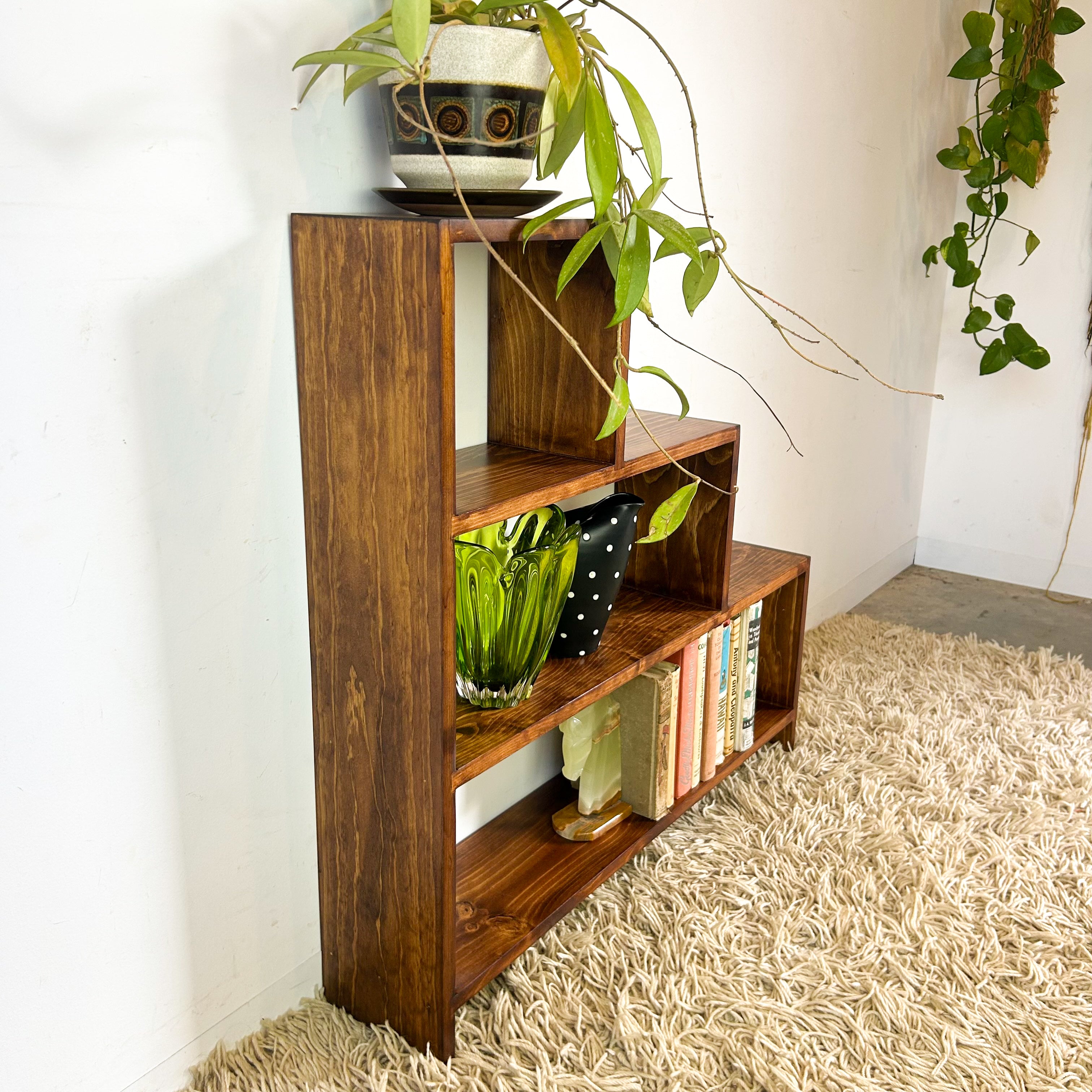 STEPPED BOOKCASE - HEY JUDE WORKSHOP • Vintage furniture & objects Melbourne