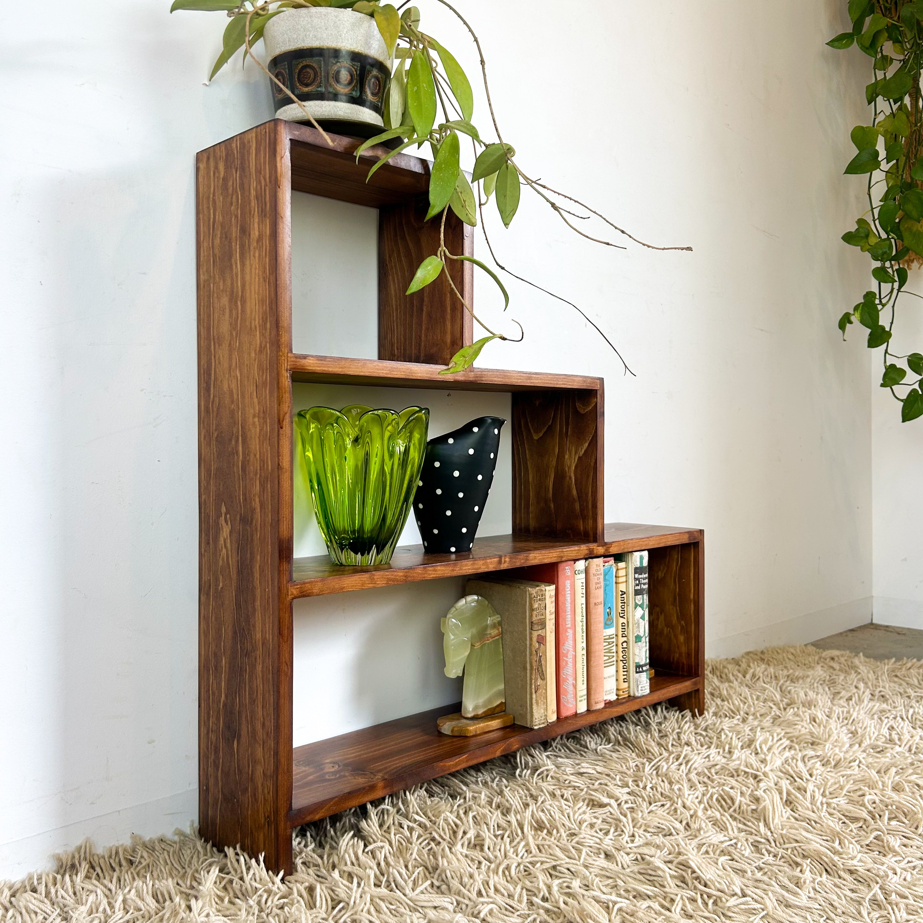 STEPPED BOOKCASE - HEY JUDE WORKSHOP • Vintage furniture & objects Melbourne