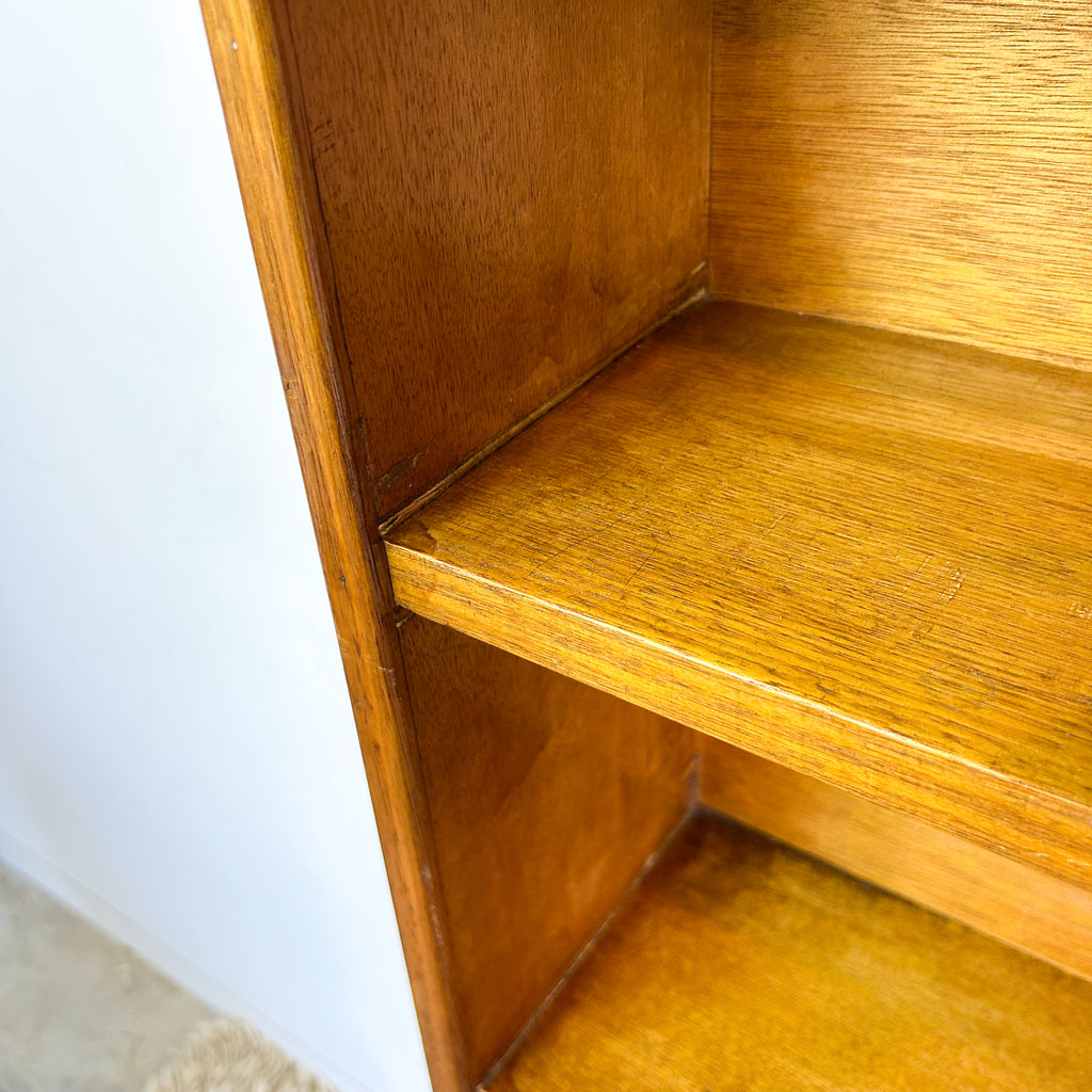 SLIM TIMBER BOOKCASE MEDIUM - HEY JUDE WORKSHOP • Vintage furniture & objects Melbourne