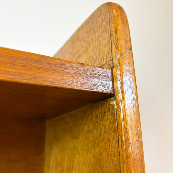 SLIM TIMBER BOOKCASE MEDIUM