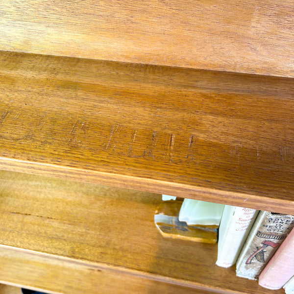 SLIM TIMBER BOOKCASE MEDIUM