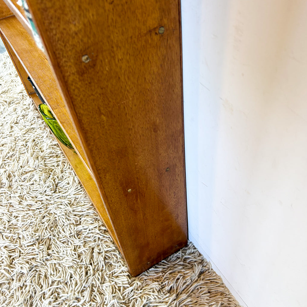 SLIM TIMBER BOOKCASE MEDIUM - HEY JUDE WORKSHOP • Vintage furniture & objects Melbourne