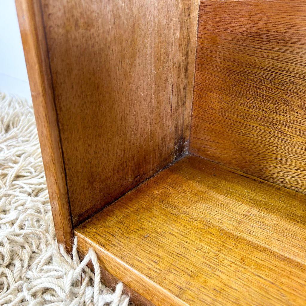 SLIM TIMBER BOOKCASE MEDIUM - HEY JUDE WORKSHOP • Vintage furniture & objects Melbourne