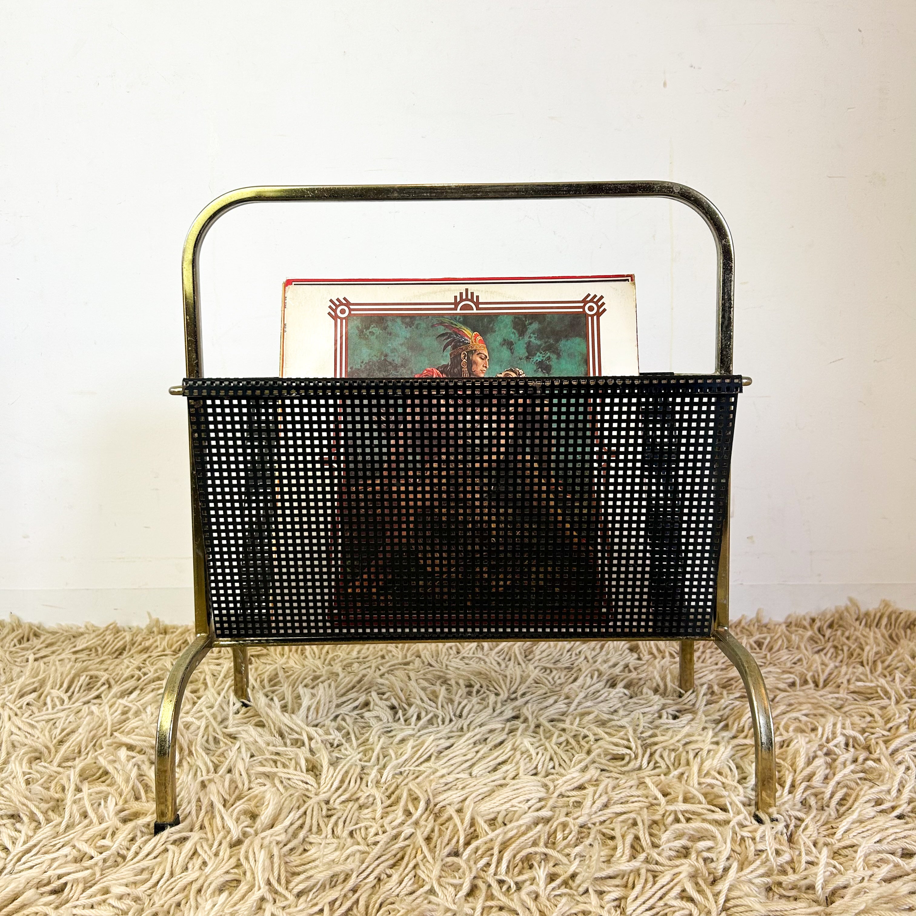 MAGAZINE / RECORD RACK - HEY JUDE WORKSHOP • Vintage furniture & objects Melbourne