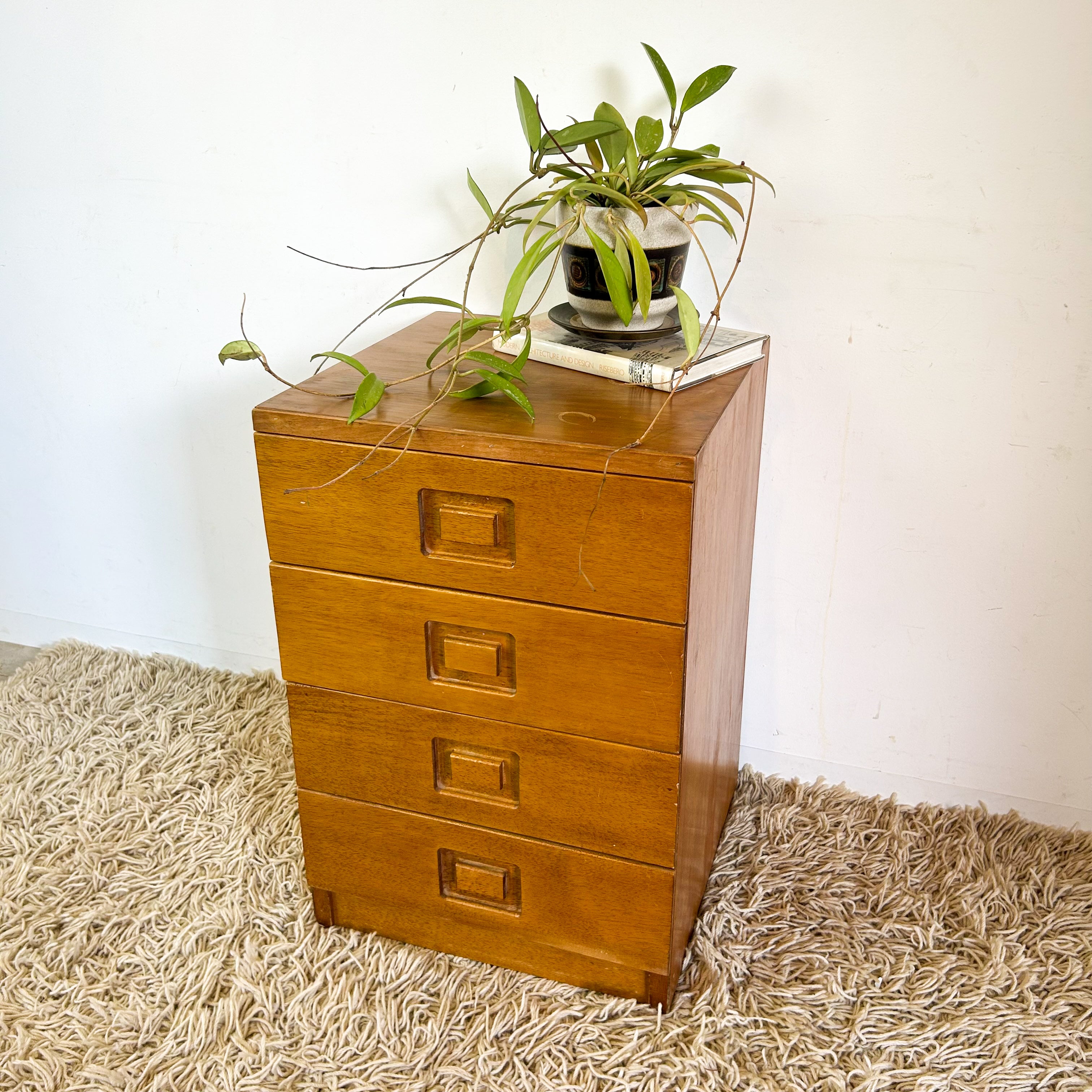 ALROB BEDSIDE DRAWERS (SINGLE) - HEY JUDE WORKSHOP • Vintage furniture & objects Melbourne