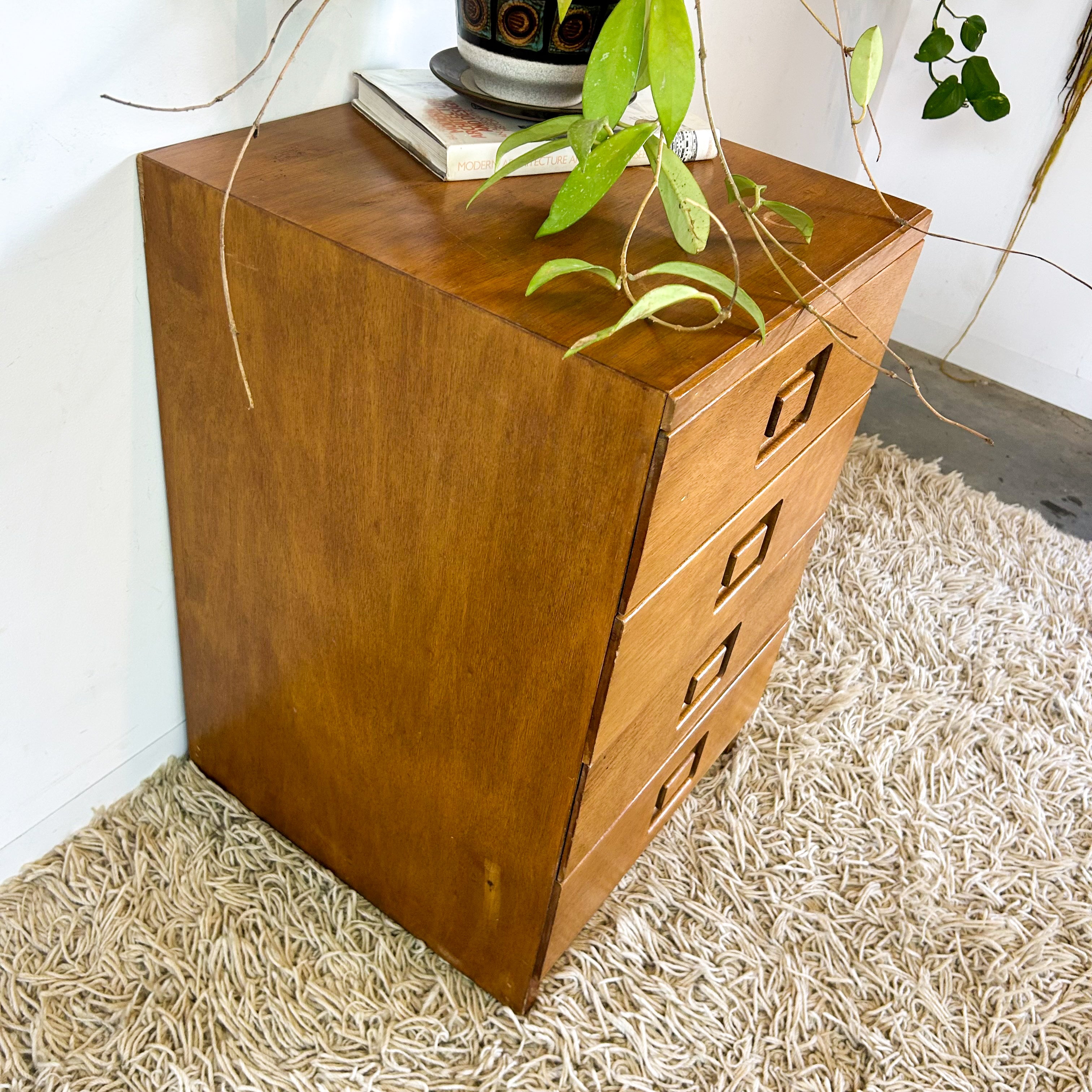 ALROB BEDSIDE DRAWERS (SINGLE) - HEY JUDE WORKSHOP • Vintage furniture & objects Melbourne