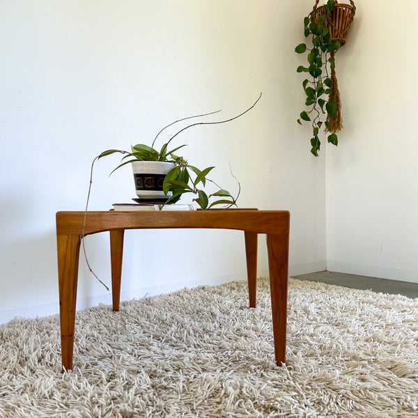 JOHN GRIMES TEAK COFFEE TABLE