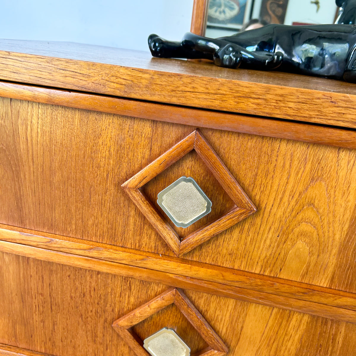 DRESSER DRAWERS WITH MIRROR - HEY JUDE WORKSHOP • Vintage furniture & objects Melbourne