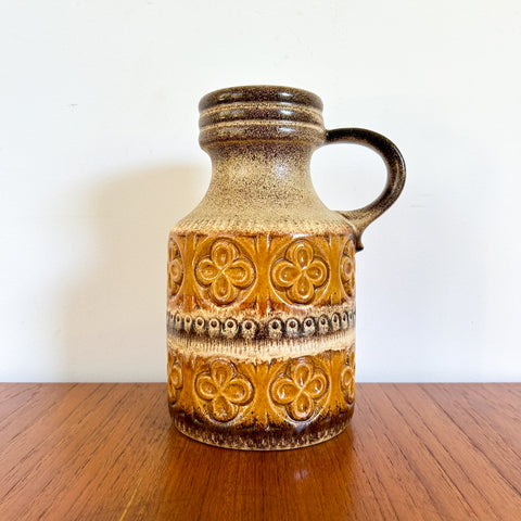 WEST GERMAN POTTERY JUG 489-23 SCHEURICH