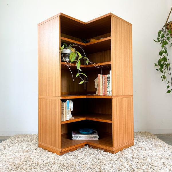 PARKER CORNER BOOKCASE - HEY JUDE WORKSHOP • Vintage furniture & objects Melbourne