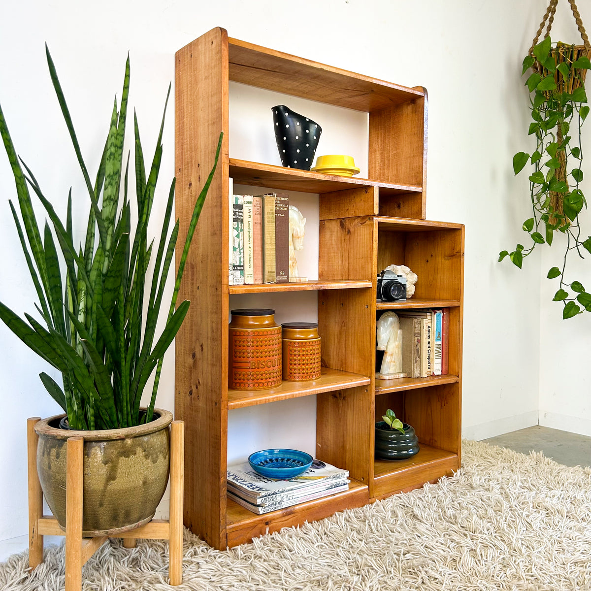 PINE BOOKCASE - HEY JUDE WORKSHOP • Vintage furniture & objects Melbourne