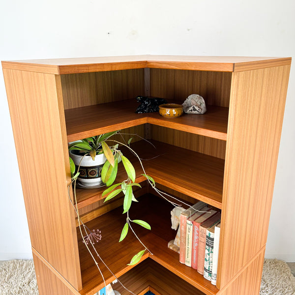 PARKER CORNER BOOKCASE - HEY JUDE WORKSHOP • Vintage furniture & objects Melbourne