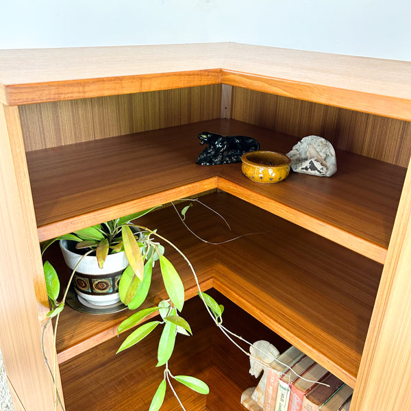 PARKER CORNER BOOKCASE - HEY JUDE WORKSHOP • Vintage furniture & objects Melbourne