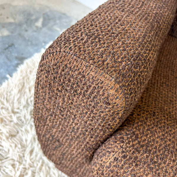 BROWN STRIPE SOFA #1 - HEY JUDE WORKSHOP • Vintage furniture & objects Melbourne