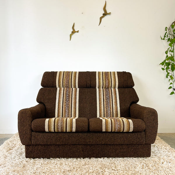 BROWN STRIPE SOFA #2