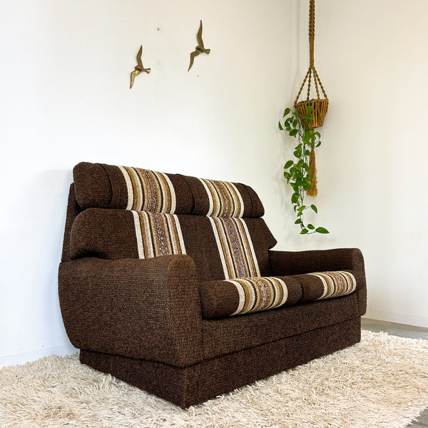 BROWN STRIPE SOFA #2