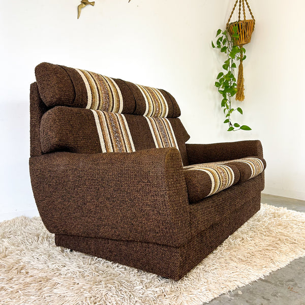 BROWN STRIPE SOFA #2