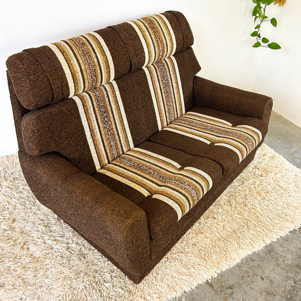 BROWN STRIPE SOFA #2
